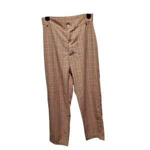 ROMWE PLAID PANTS SZ WOMENS M/6